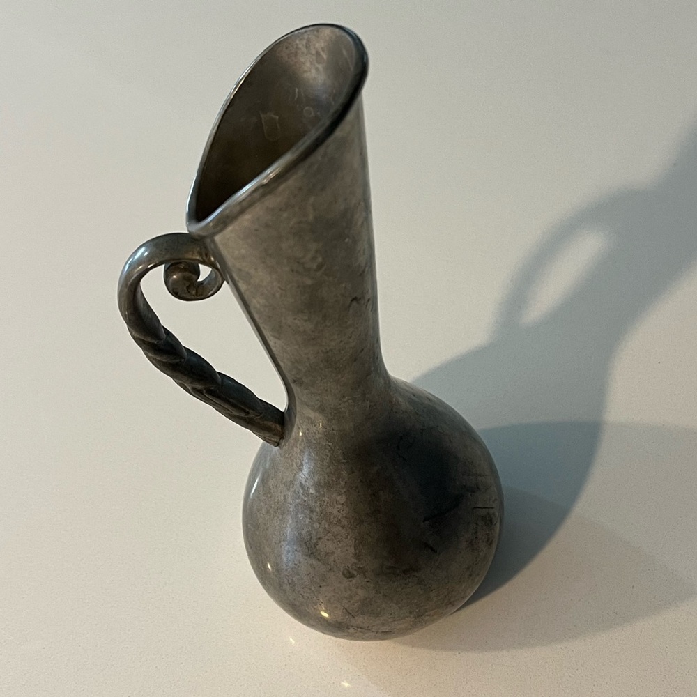 Vintage Swedish pewter bud vase Svensk